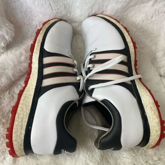 Adidas Tour360 XT-SL Spikeless white golf shoes 10